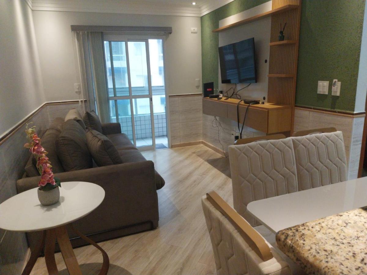 Jg Triunfo Waves - Praia Grande, Ocian - 50M Do Mar Apartment Bagian luar foto
